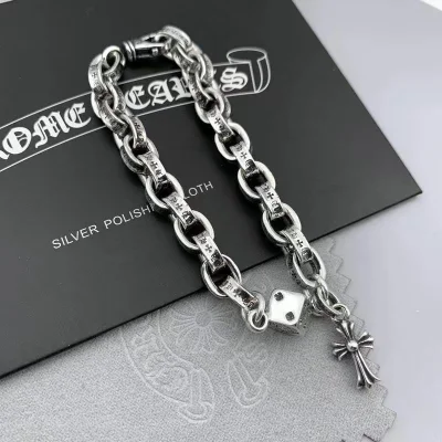 Браслет Chrome Hearts Large Chain "Silver" фото № 2