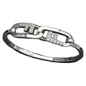 Браслет Fendi Rounded Solid Shape "Silver"