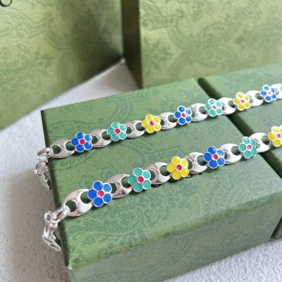 Браслет Gucci Little Flower "Silver" фото № 2 Браслет Gucci Little Flower "Silver" фото № 2