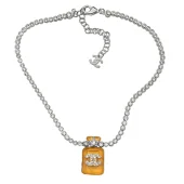 Подвеска Chanel Logo Symbol Inside Rectangle "Orange"