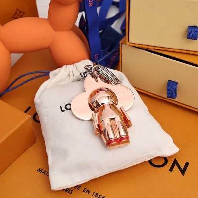 Брелок Louis Vuitton Man With Flower Face "Peach" фото № 3