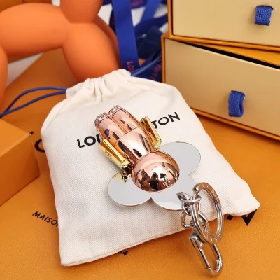 Брелок Louis Vuitton Man With Flower Face "Peach" фото № 6