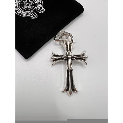 Подвеска Chrome Hearts Unusual Cross In The Cross "Silver" фото № 2