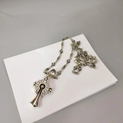 Подвеска Chrome Hearts Cross Decoration - With Circle "Silver" фото № 3