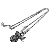 Подвеска Louis Vuitton Figure With Logo "Silver"