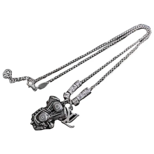 Подвеска Louis Vuitton Figure With Logo "Silver"