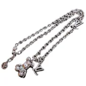 Подвеска Louis Vuitton Figure With Logo - Sitting Bear "Silver"