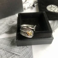 Кольцо Chrome Hearts Unclosed A Feather "Silver"