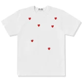 Футболка Comme des Garçons Play Multi Small Heart "White"