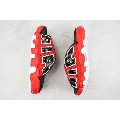 Nike Air More Uptempo Slide "Red/Black" фото № 5