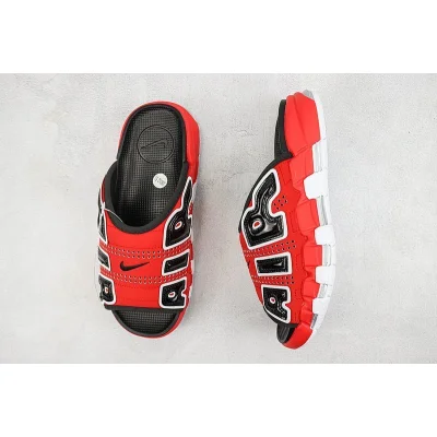 Nike Air More Uptempo Slide "Red/Black" фото № 6