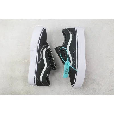 Vans Old Skool "Black/White Stitch" фото № 6