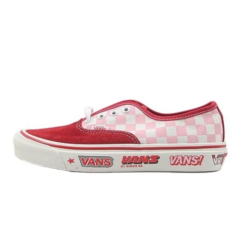Vans Authentic "Pink Checkboard/Red"