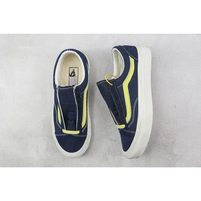 Vans Old Skool "Navy Blue/Yellow Strip" фото № 7