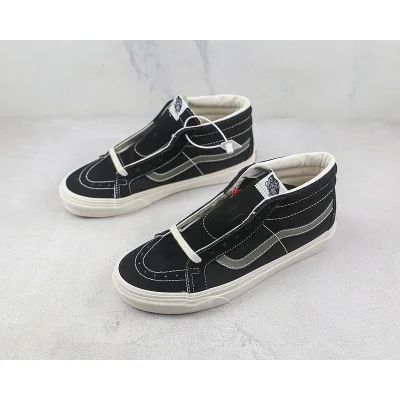 Vans SK8-Mid "Black/Olive Green" фото № 5