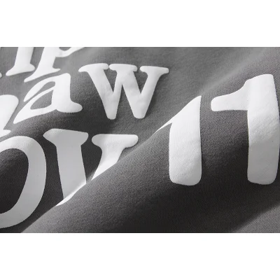 Худи Jesus Is King Kids See Ghosts Lucky Me "Gray" фото № 3