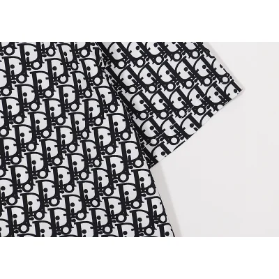 Рубашка Dior Short Sleeve Stripe "White" фото № 3