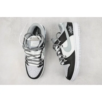 Nike Dunk Low "Grey/Black" фото № 6