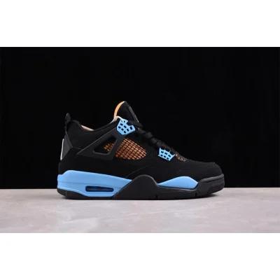 Air Jordan 4 Retro "Black/Blue/Orange" фото № 5