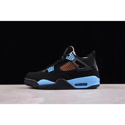 Air Jordan 4 Retro "Black/Blue/Orange" фото № 2