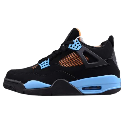 Air Jordan 4 Retro "Black/Blue/Orange"