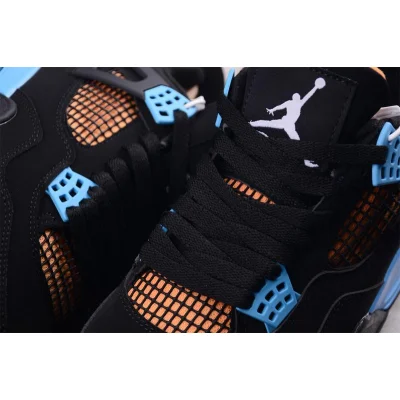Air Jordan 4 Retro "Black/Blue/Orange" фото № 3