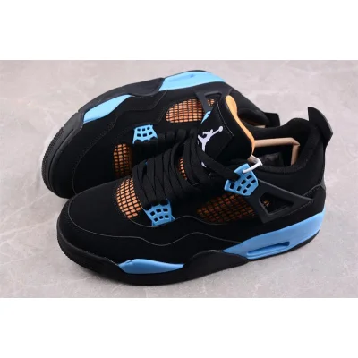 Air Jordan 4 Retro "Black/Blue/Orange" фото № 9