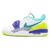 Just Don x Air Jordan Legacy 312 Low "Neon Aquamarine White Blue"