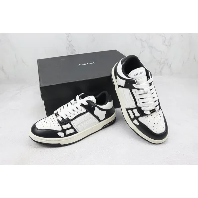 Amiri Skel Top Low "Black/White Bones" фото № 7