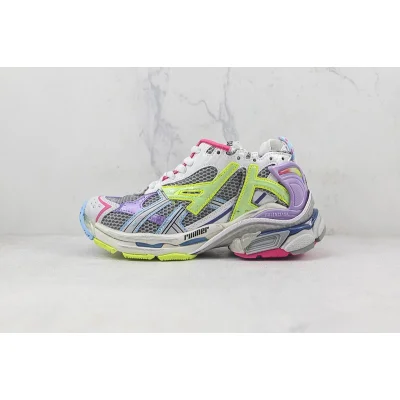 Balenciaga Runner "White/Neon Yellow/Purple" фото № 2