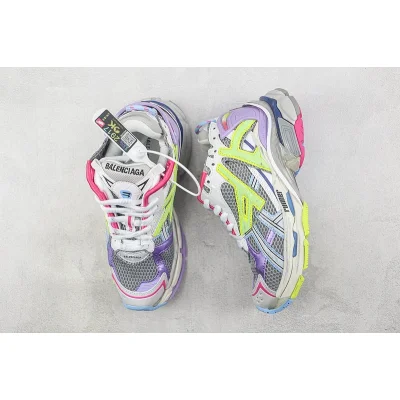 Balenciaga Runner "White/Neon Yellow/Purple" фото № 6