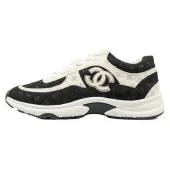 Chanel Low Top Trainer CC "Black/White"
