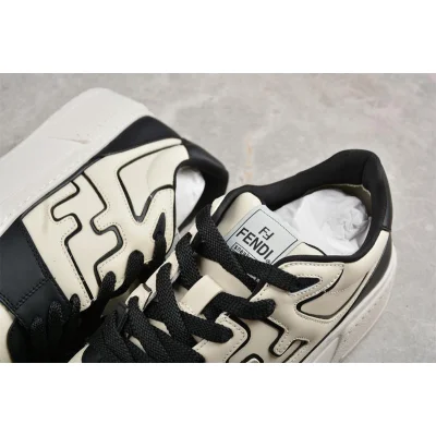 Fendi Match Leather "Black/Beige" фото № 4