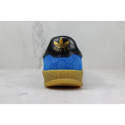 Adidas x Gucci Gazelle "Blue/Black/Beige" фото № 9