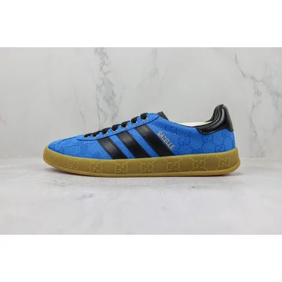 Adidas x Gucci Gazelle "Blue/Black/Beige" фото № 2