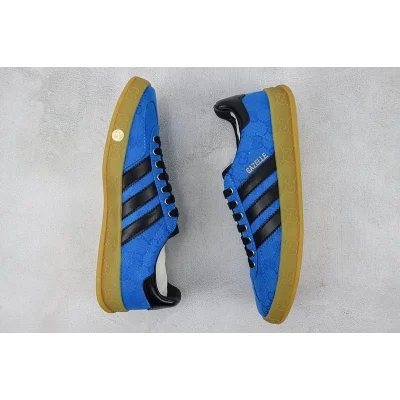 Adidas x Gucci Gazelle "Blue/Black/Beige" фото № 7
