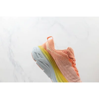 Hoka One One Running Bondi 8 "Pink Foam/Yellow" фото № 3 Hoka One One Running Bondi 8 "Pink Foam/Yellow" фото № 3