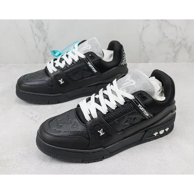 Louis Vuitton LV Trainer 2021 Low "Black Monogram" фото № 5