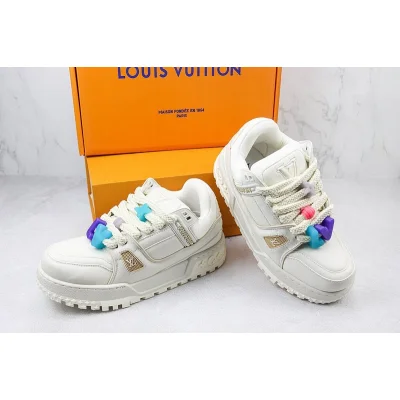 Louis Vuitton LV Trainer Maxi "White/Beige" фото № 7