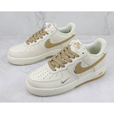Nike Air Force 1 Low "Off White/Beige/Silver" фото № 5