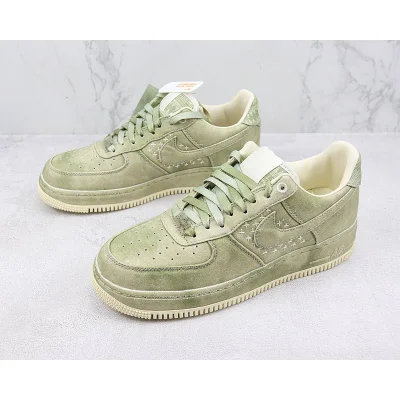 Nike Air Force 1 Low Premium "NAI-KE/Olive" фото № 5