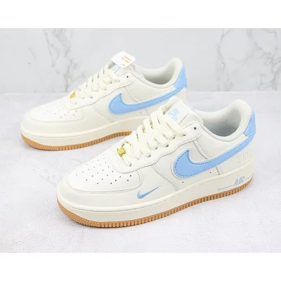 Nike Air Force 1 Low "Off White/Pastel Blue" фото № 5