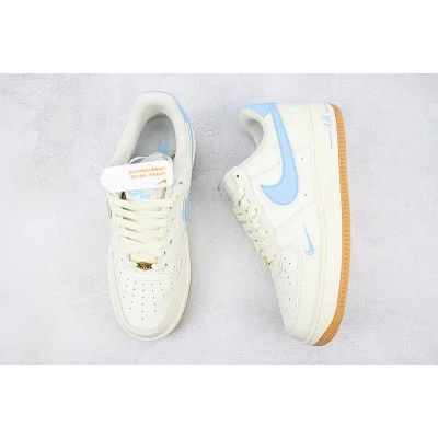 Nike Air Force 1 Low "Off White/Pastel Blue" фото № 6
