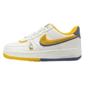 Nike Air Force 1 07 Low "Corona Cream White/Dark Blue/Yellow"