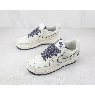 Undefeated x Nike Air Force 1 07 Low "Hidden Dark Blue" фото № 5