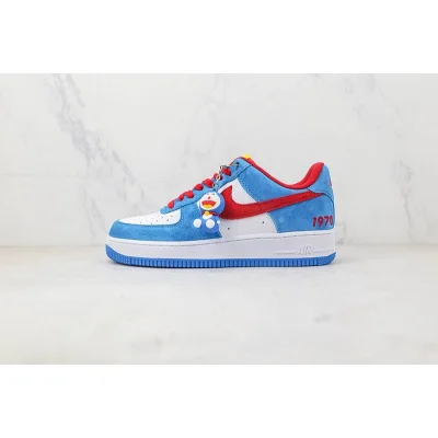 Doraemon x Crimson Nike Air Force 1 Low "White/Bright Red/Blue" фото № 2