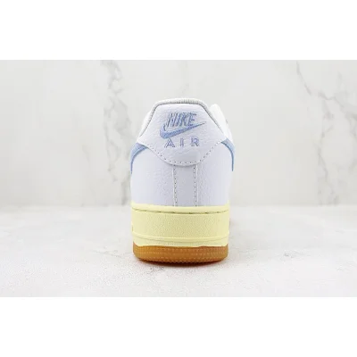 Nike Air Force 1 Low "White/Alabaster/Coconut Milk/Cobalt Bliss" фото № 9