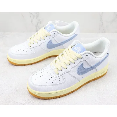 Nike Air Force 1 Low "White/Alabaster/Coconut Milk/Cobalt Bliss" фото № 5