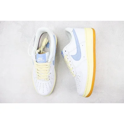 Nike Air Force 1 Low "White/Alabaster/Coconut Milk/Cobalt Bliss" фото № 6