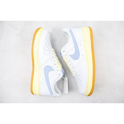 Nike Air Force 1 Low "White/Alabaster/Coconut Milk/Cobalt Bliss" фото № 7